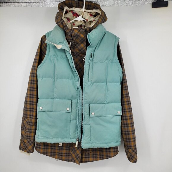 Nike Snowboarding Bellevue Plaid Jacket and Vest Set Small Winter Ski Retro 90s - Picture 2 of 16